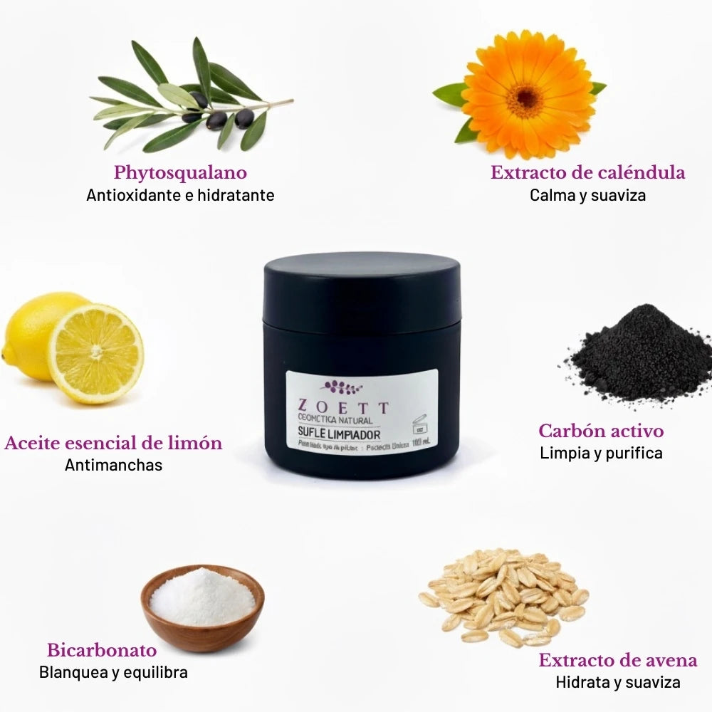 Suflé limpiador y exfoliante