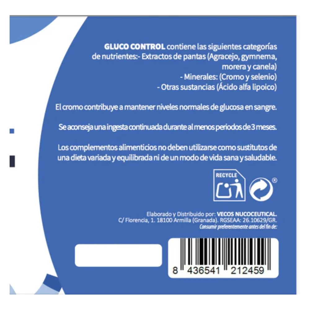Gluco Control. 60 cápsulas