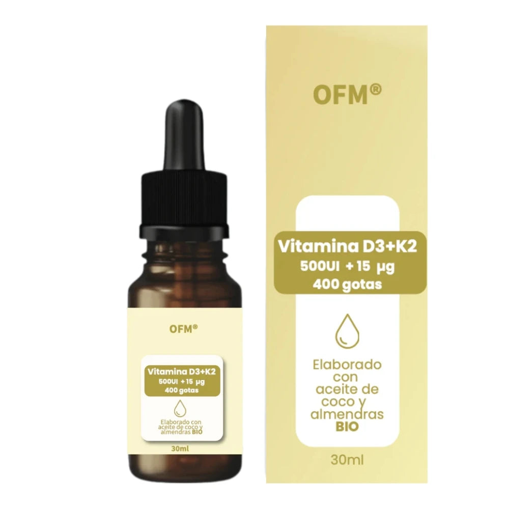 Vitamina D3+K2 gotas. 30ml
