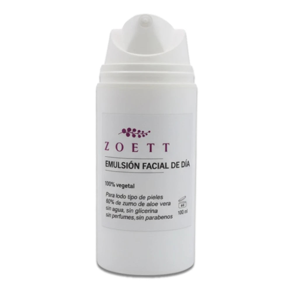 Emulsión facial para pieles deshidratadas