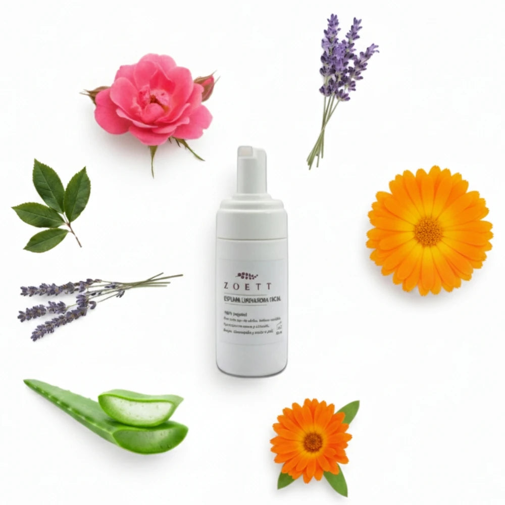 Espuma limpiadora facial