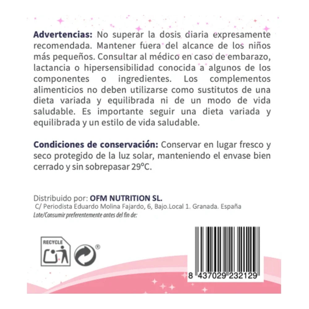 Melatonina + Magnesio + Vitamina B6. 90 cápsulas
