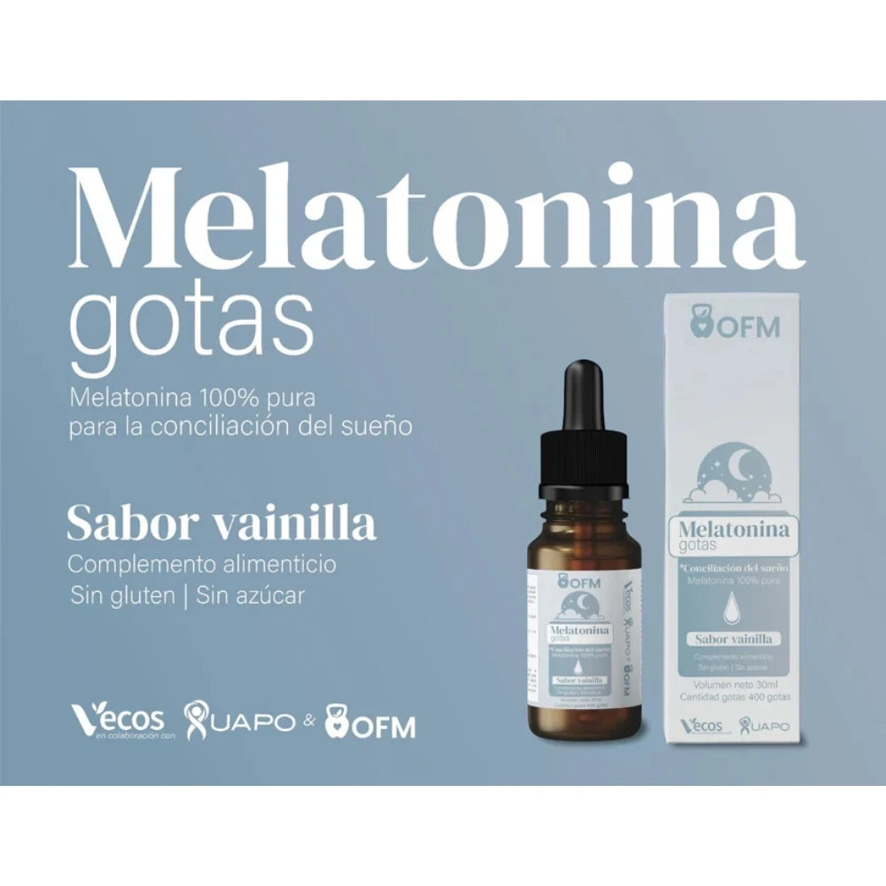 Melatonina gotas. 0,5mg por gota. 30 ml